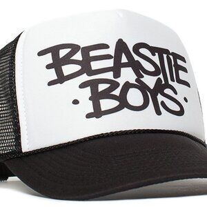 The Beastie Boys Old School Trucker cap Hat Adult One-size Black/White